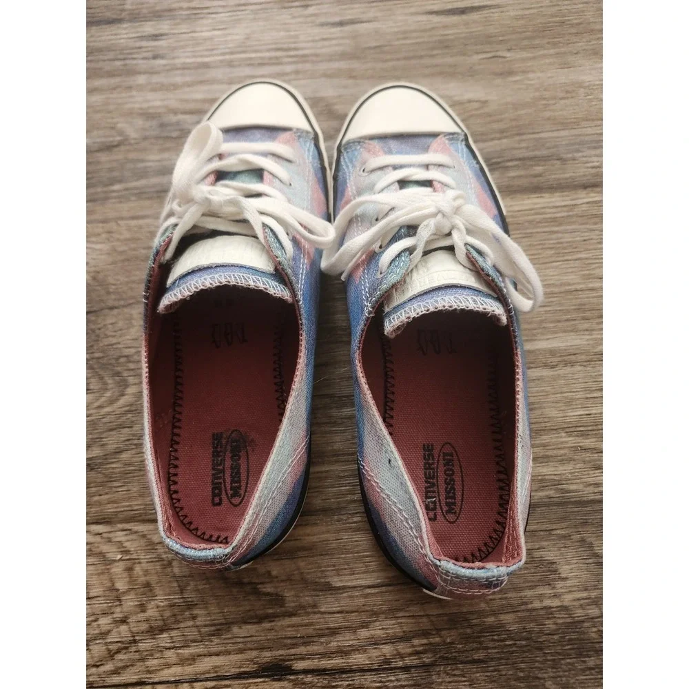 Converse All Star Missoni Women's Shoes 6 1/2 Pink blue Cotton Candy 6.5 sparkle